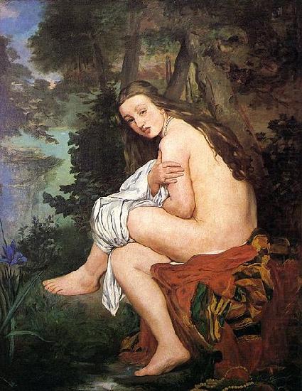 Die uberraschte Nymphe, Edouard Manet